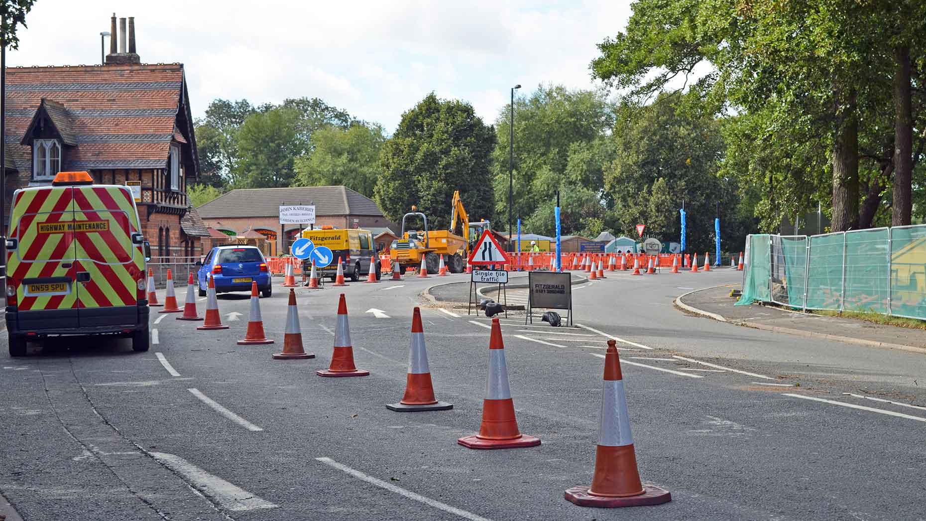 Road works