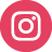 Instagram logo - a white outline of a camera lens in a pink circle.