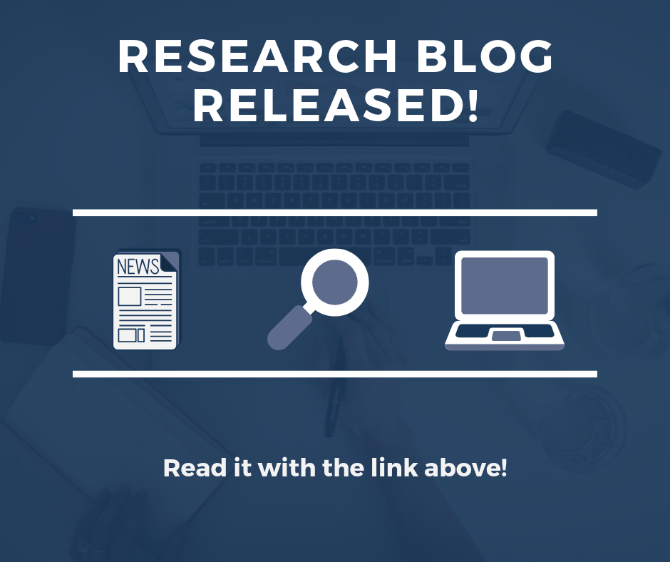 Research Blog Released