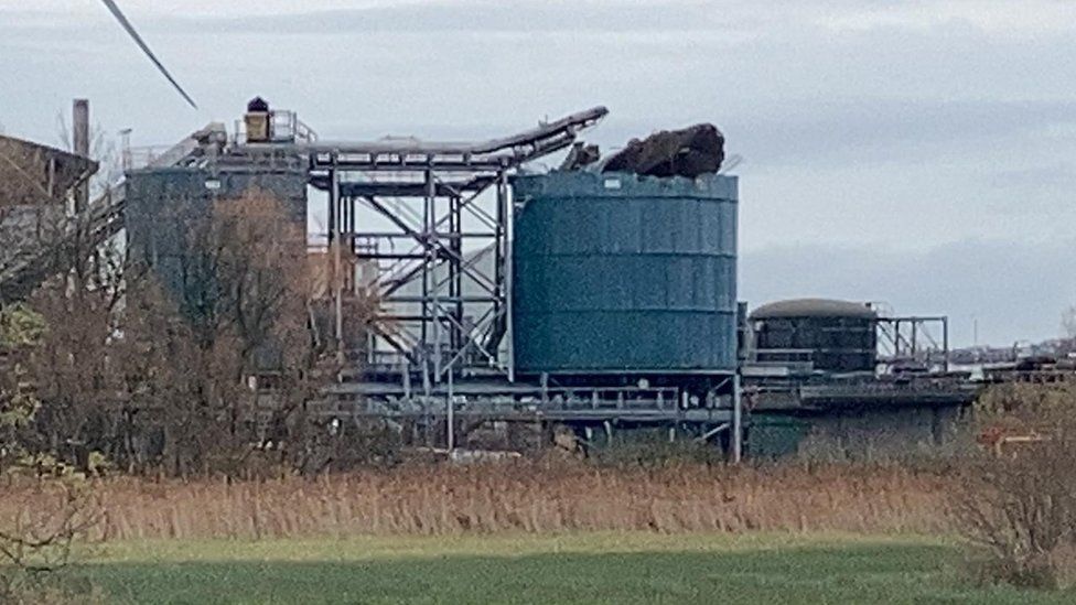 Water recycling centre in Avonmouth after an explosion killed four employees and one contractor.
