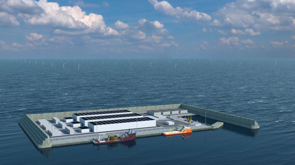 Denmark North Sea Energy Hub Model. Source: The Ministry of Climate, Energy and Utilities