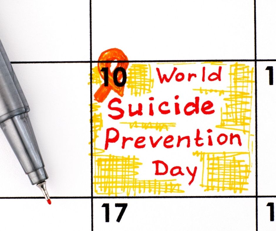 World Suicide Prevention Day written on calendar