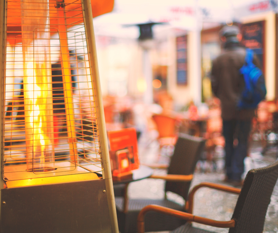 outdoor pyramid heater