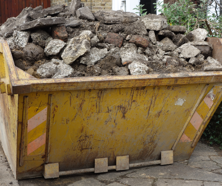 A full yellow skip