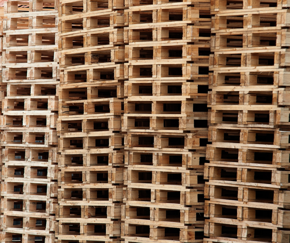 stacks of pallets