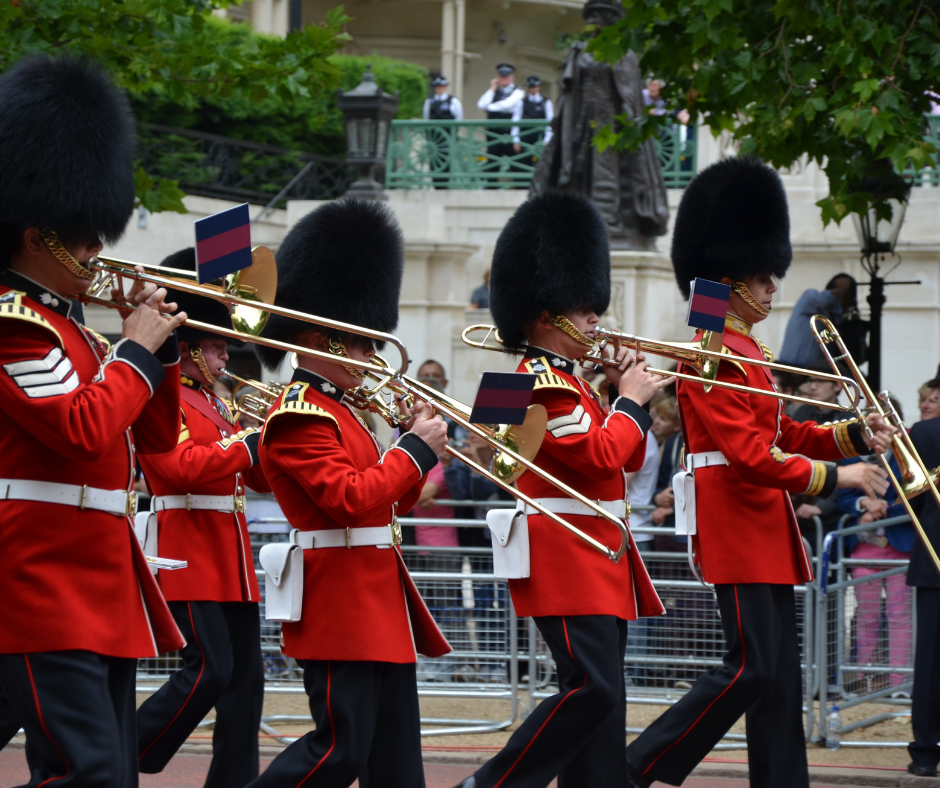 Royal guard marching band