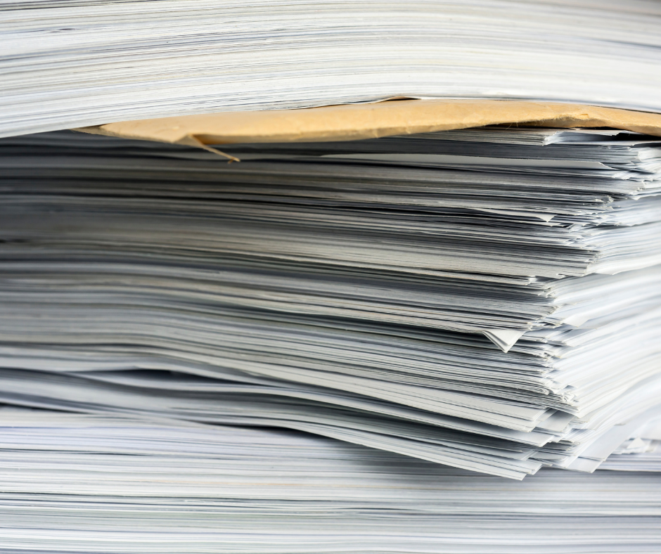 Stack of papers