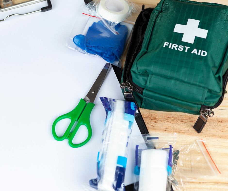 green first aid kit