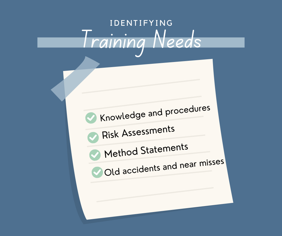 identifying health and safety training needs