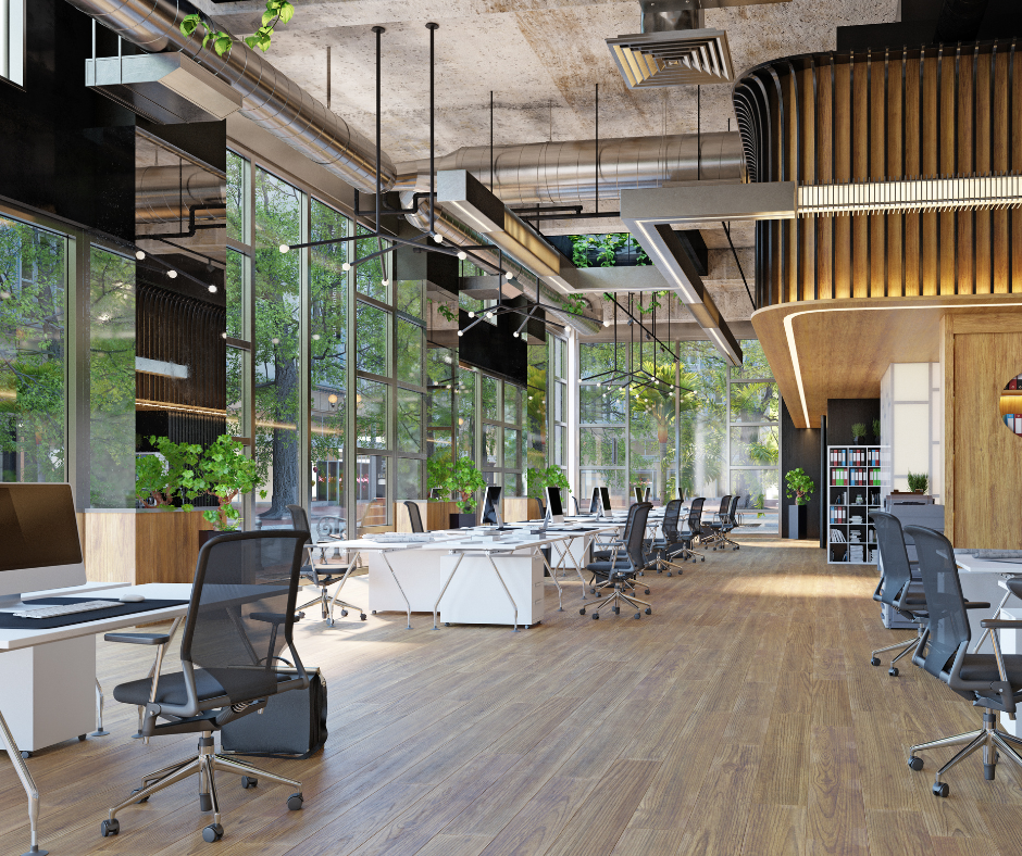 open plan office