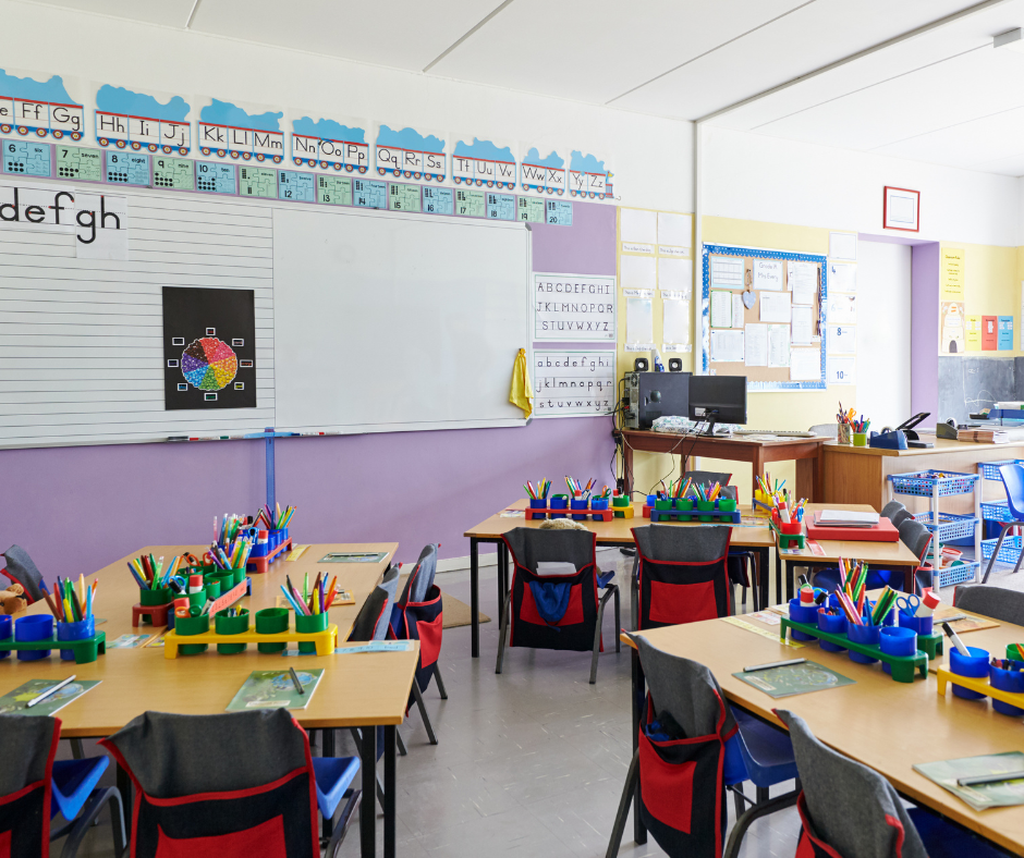 primary school classroom
